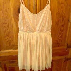 ‼️ sale‼️ Champagne Sequin Cocktail Dress